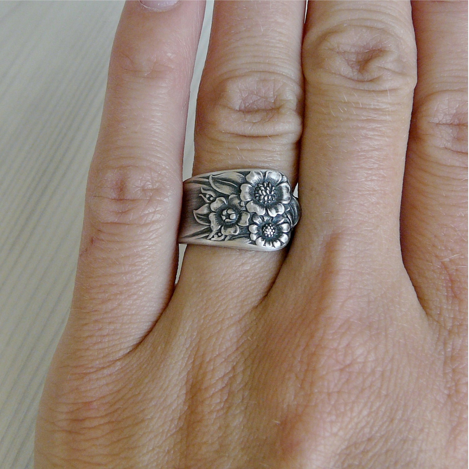 Silver Spoon Ring - April 1950