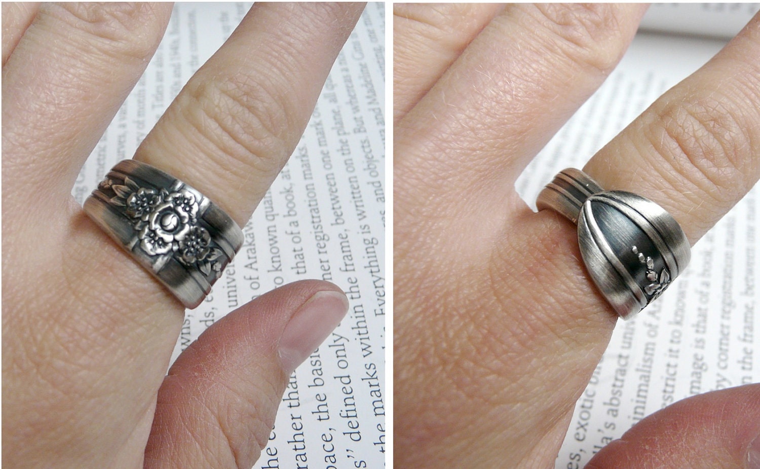 Antique Silver Spoon Ring - Triumph 1941, Last One Left