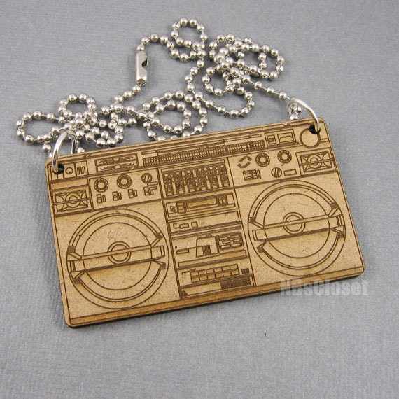 Ghetto Blaster/Boombox Necklace
