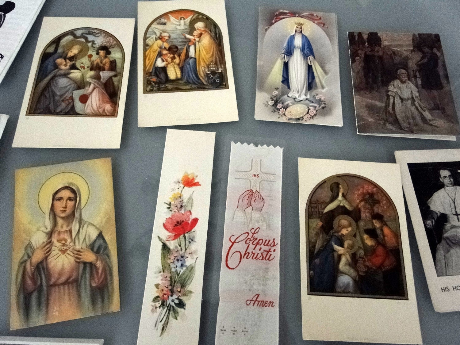 Collection of Vintage Prayer Cards