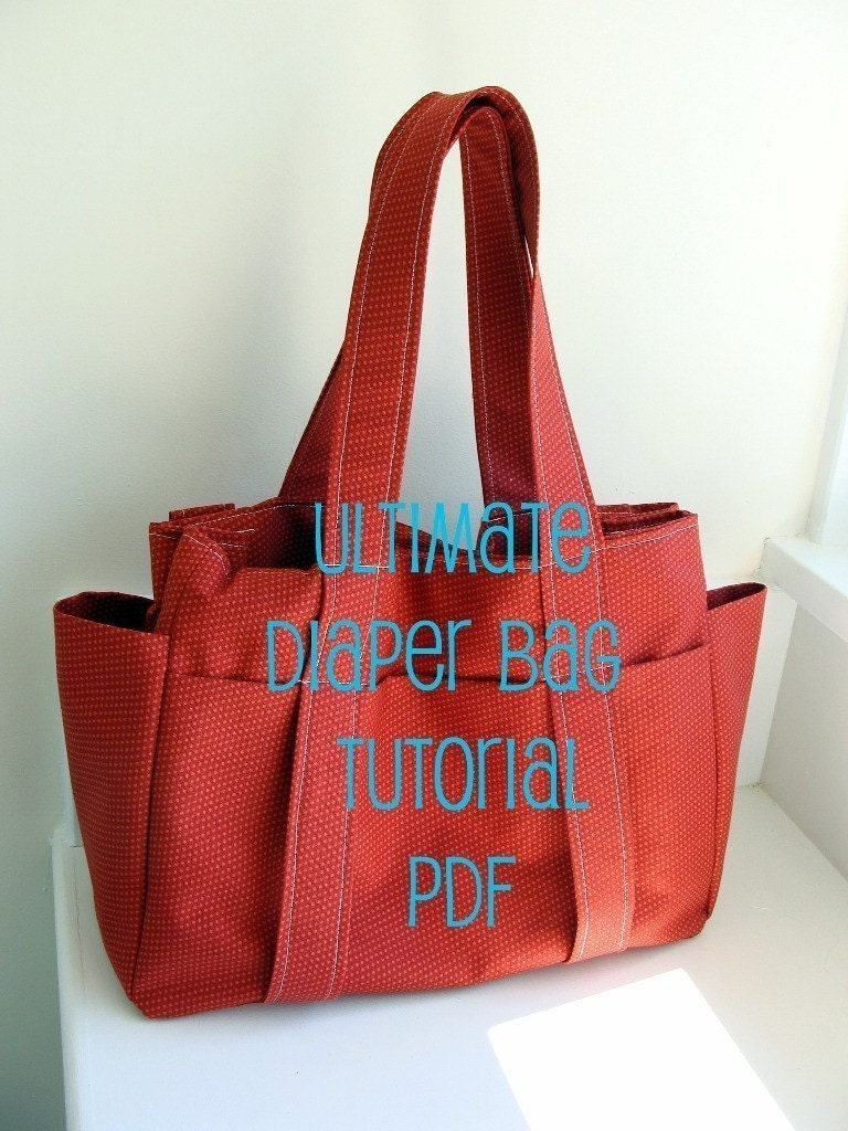 Diaper Bag Pattern Tutorial PDF By Watermelon By WatermelonWishes