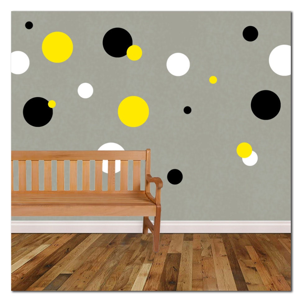 Polka Dot Vinyl Wall Decals - 3 colors