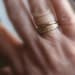 Stacking Rings Handmade Earthy Gold-Fill for Weddings