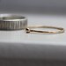 Wood Grain Wedding Band Stacking Rings Tree Bark