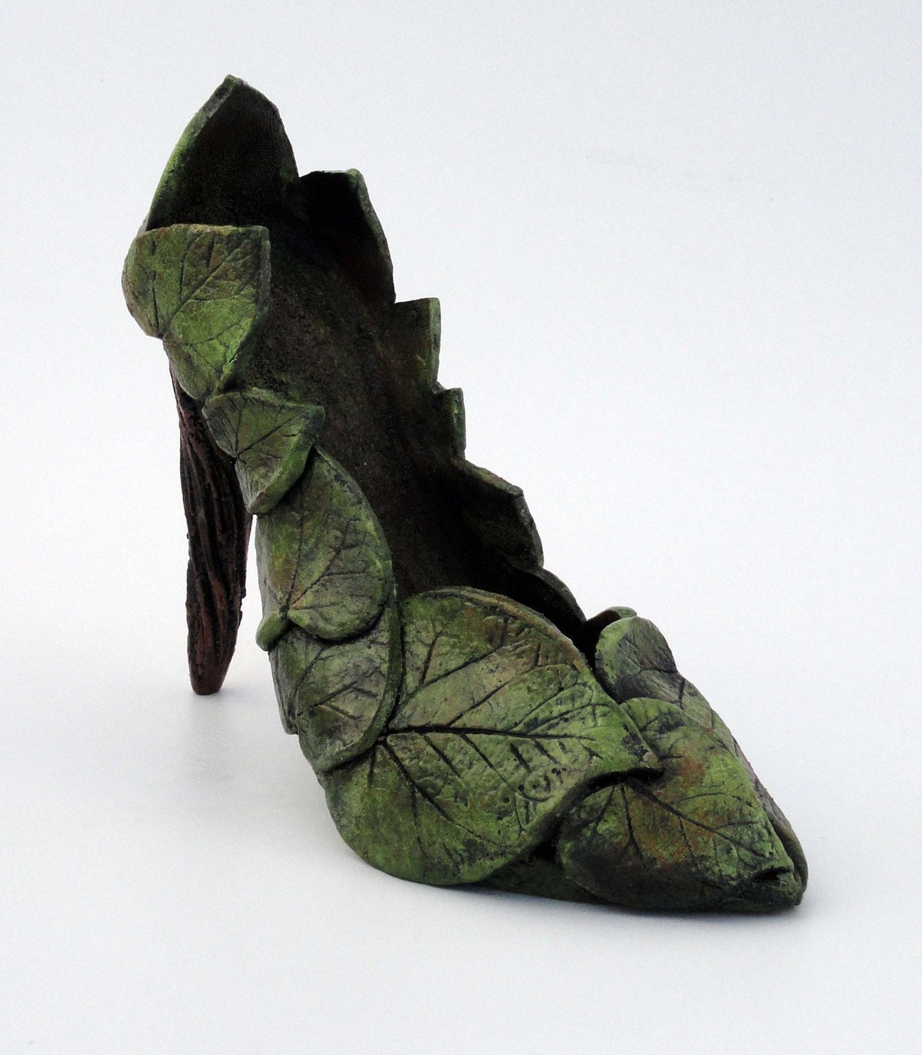 Ceramic Sculpture Garden Goddess Shoe