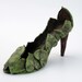 Ceramic Shoe Sculpture - Garden Goddess Shoe