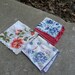 Vintage Linens Handkerchief Collection Cottage Chic Shabby Decor French Farmhouse Sewing Suppliies Altered Art Projects