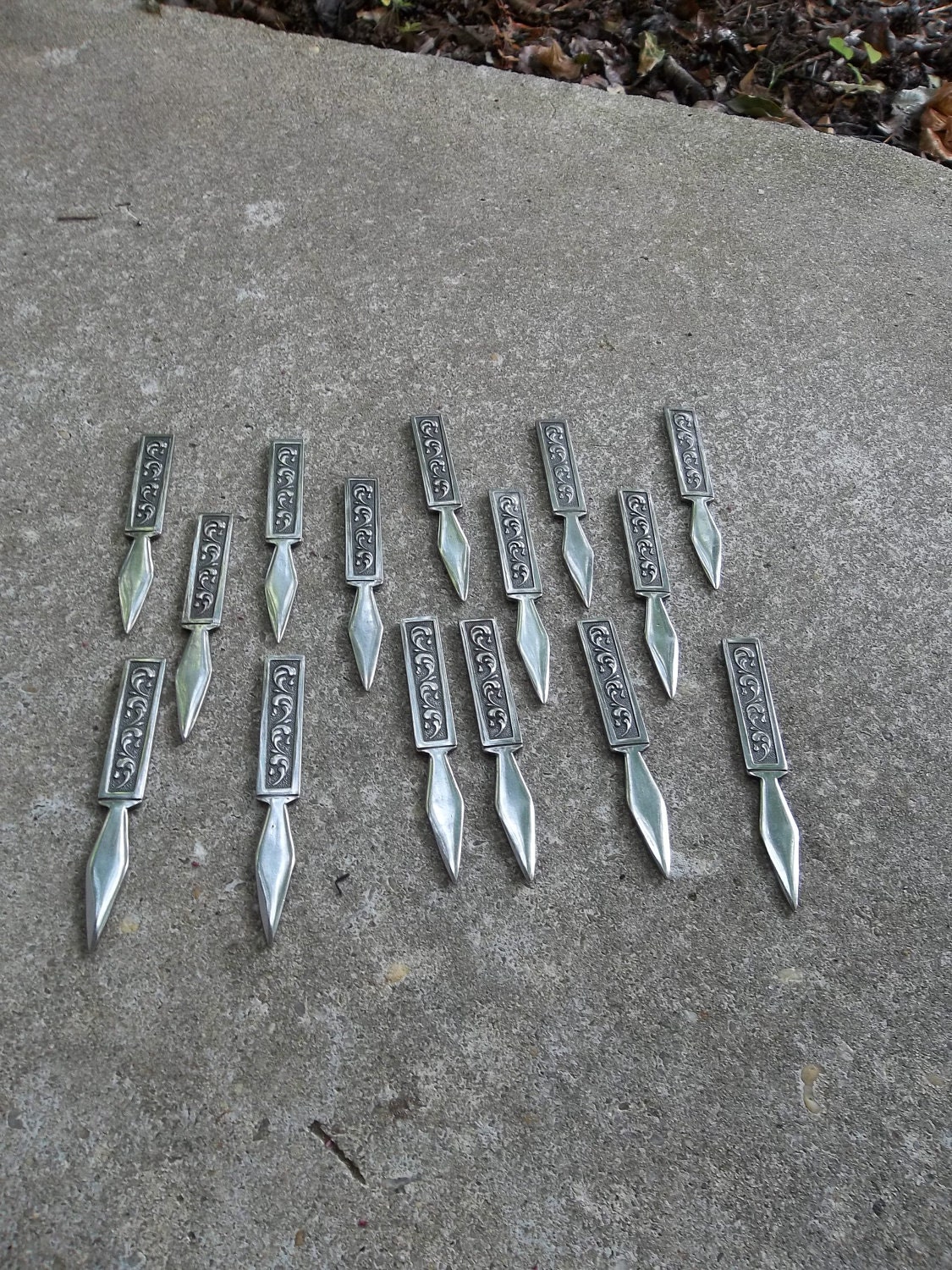 Vintage Corn On The Cob Skewers Corn Cob Holders by misshettie