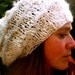 The Sandwitch Cloche - Slouchy Beret PDF Knitting Pattern - Needle sizes US 10/6mm and US 15/10mm