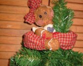 Gingerbread Tree Topper Epattern,  Downloadable Digital Pattern