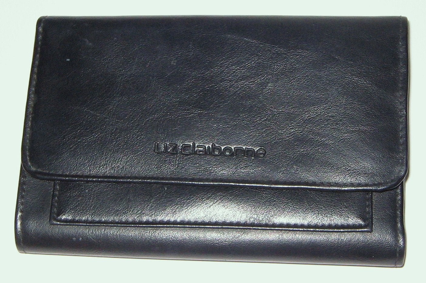 Liz Claiborne Vintage Black Leather Wallet