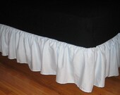 Full Size Cotton RUFFLED Bed skirt