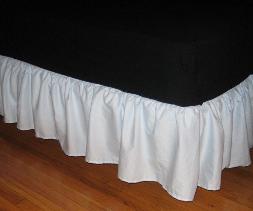Full Size Cotton RUFFLED Bed skirt