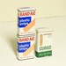 vintage tins - 3 - band-aid - curad metal containers with lids