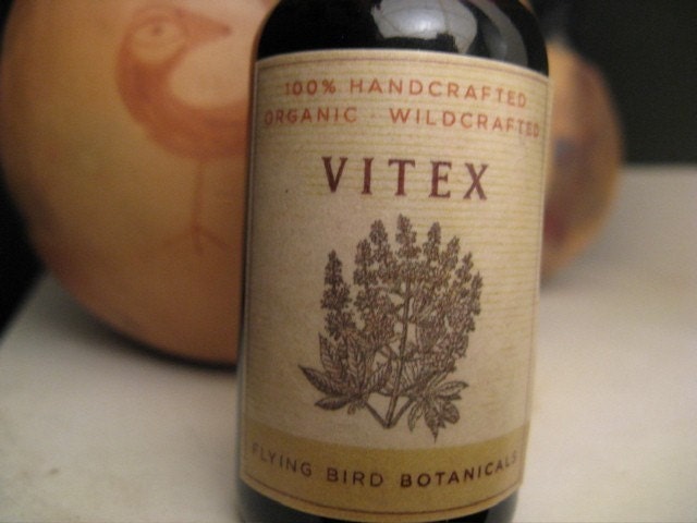 custom listing for a 4oz refill vitex tincture, organic vitex a.k.a. chaste tree berry tincture
