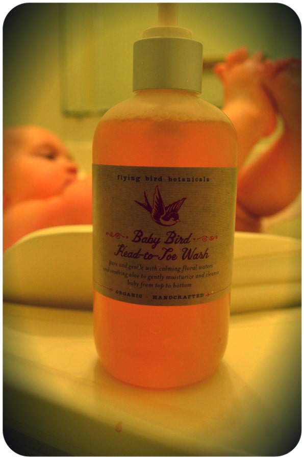 16 oz baby bird head-to-toe wash family size