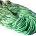 25% Off - 14 Inches Super Finest Natural Chrysoprase Micro Faceted Rondelles Size 3.5 - 4mm approx