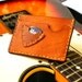 Personalized Little wallet pick guitar case / Men Gift