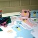 Perfect Paper Polaroid Cameras - includes 2 colours (baby blue and powder pink) - Printable PDF paper craft project