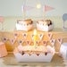 Pastel Pink and Blue Birthday Party Decorations Kit - printable pdf (Illustrated, Designer)