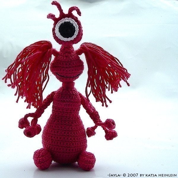 alien Jayla, PDF crochet pattern