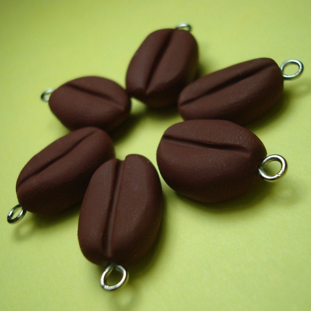 Coffee Bean Charms