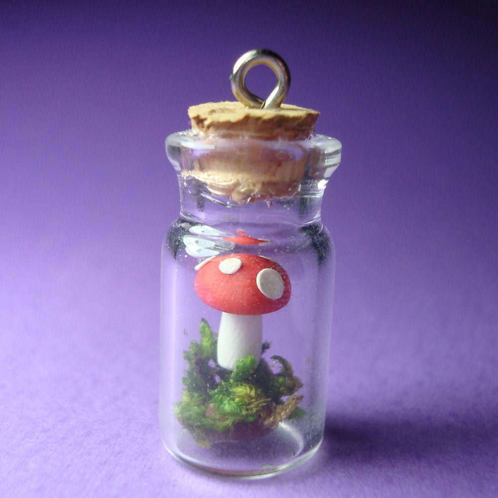 Enchanted Forest In A Jar Pendant