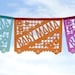BABY MAMA Papel Picado Banner, baby shower garland decoration