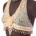 Halter, A Cup, Light Green, Cream, Nude, Sepia, Noir, Bellydance, Dance, Costume, Tribal, Fusion, Vintage Style, Gothic