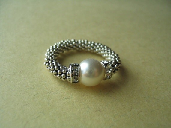 swarovski crystal stretch rings