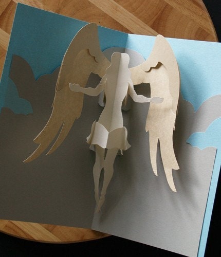 Kirigami Virgo (Angel) Pop-up Card, Make Yourself