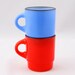 Vintage Fire King Stacking Primary Colors 2 Mugs