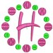 Machine Embroidery Designs Dots 1 Font Monogram Frame BUY 2 GET 1 FREE