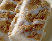 French Vanilla Sugar Scrub Soap -  Brown Sugar Exfoliating Primitive Bakery, Buttery Soap - Memorial Day Sale - Take 30% Off