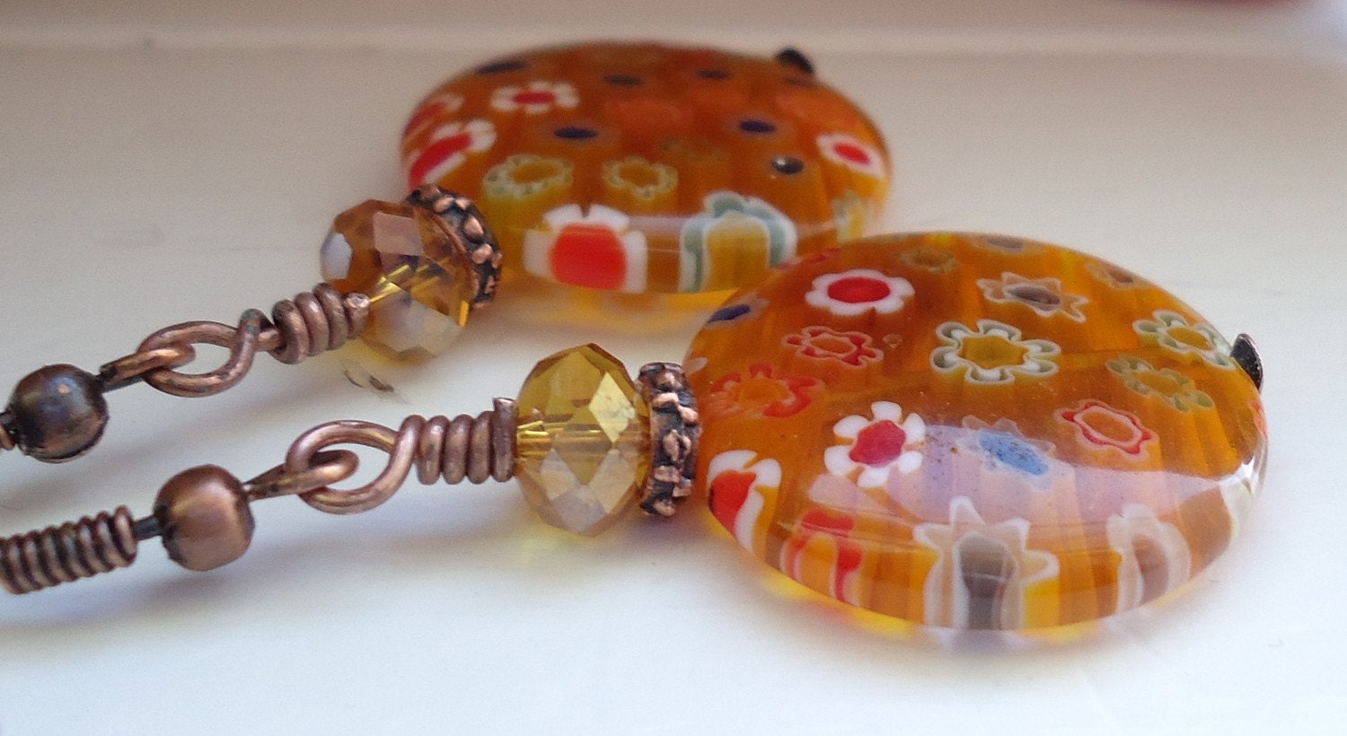 Millefiori  Earrings