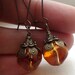 Amber Earrings, Dangle Earrings