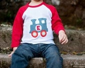 Train Baseball Tee, Personalized Toddler and Children's T-shirt