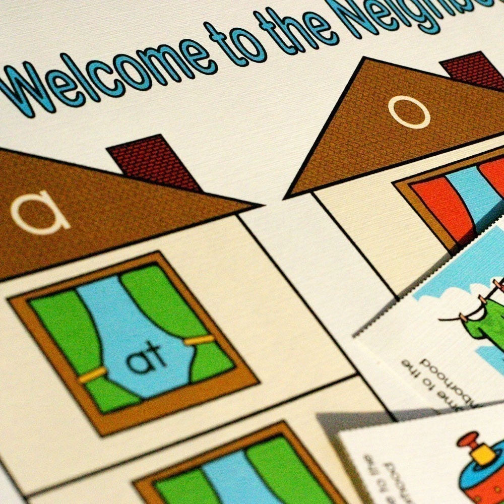 Welcome to the Neighborhood Printable Game and Skill Sheet
