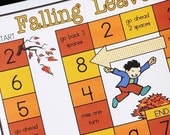 Falling Leaves Printable Game and Skill Sheet
