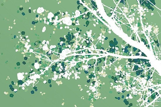 Carefree Days (green) - 24x36 LARGE Print