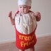 French Fry Costume Baby Costume  Toddler Costume  Halloween Costume French Fries with a Dollop of Ketchup