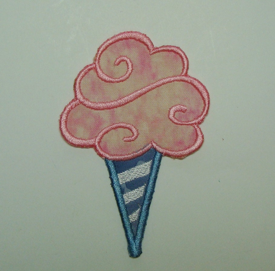 Cotton Candy Embroidered Applique Clothing by SewProEmbroidery