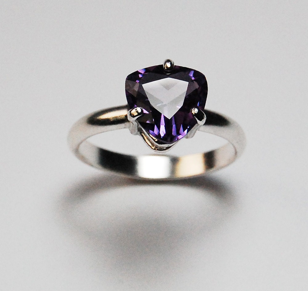 Alexandrite Silver Ring Made to order in your size