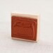 Vintage Typewriter Rubber Stamp - Handcrafted Wood Mounted - Great for Cardmaking Stationery Tags Giftwrap Wedding Crafts and more