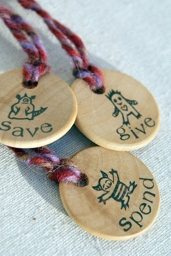 Giving, Saving and Spending Tags Monsters