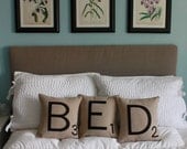 BED Letter Pillows - CASES ONLY