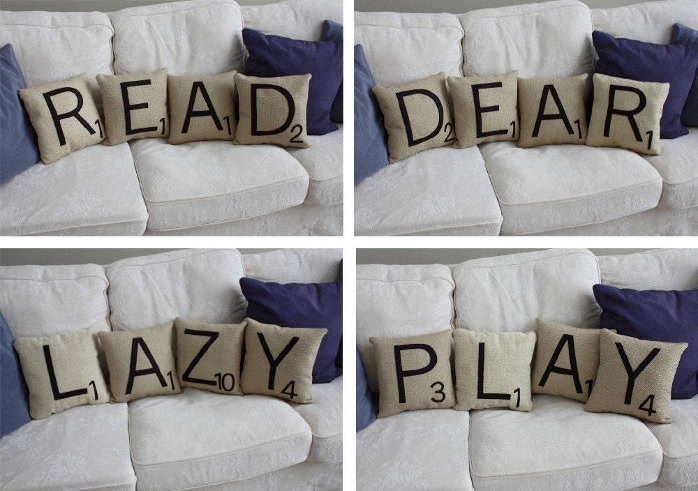 Choose Your Letters - Custom Pillows
