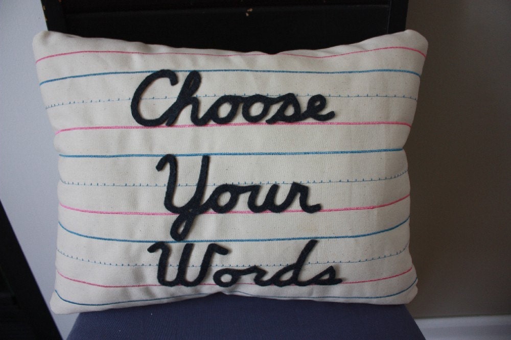 Penmanship Pillows - Create Your Own