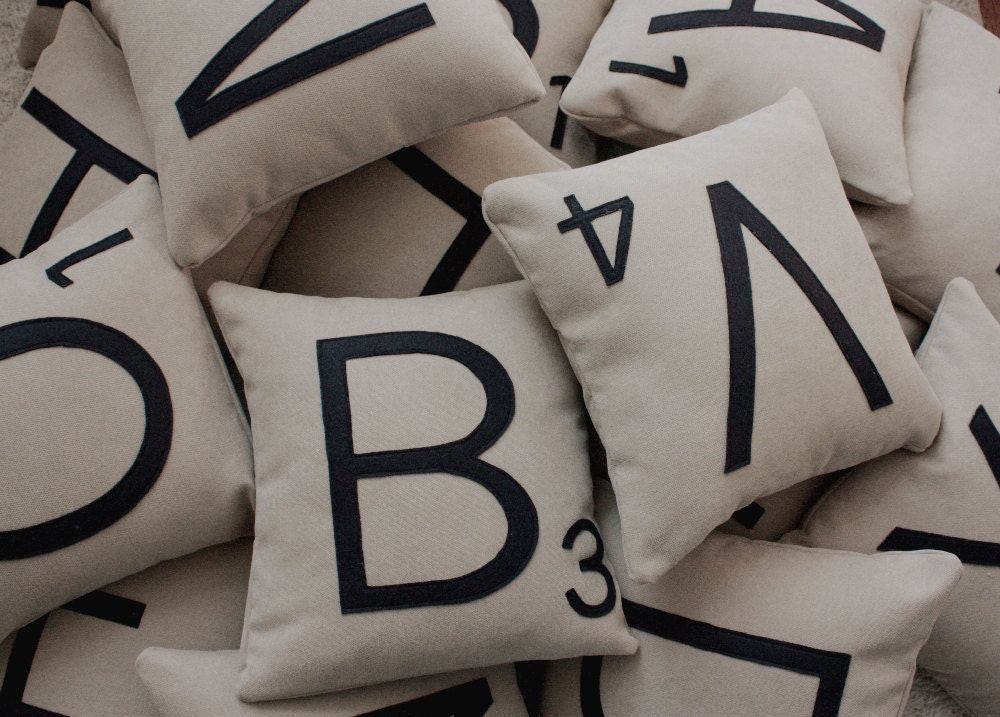 1 Letter Pillow - Insert Included