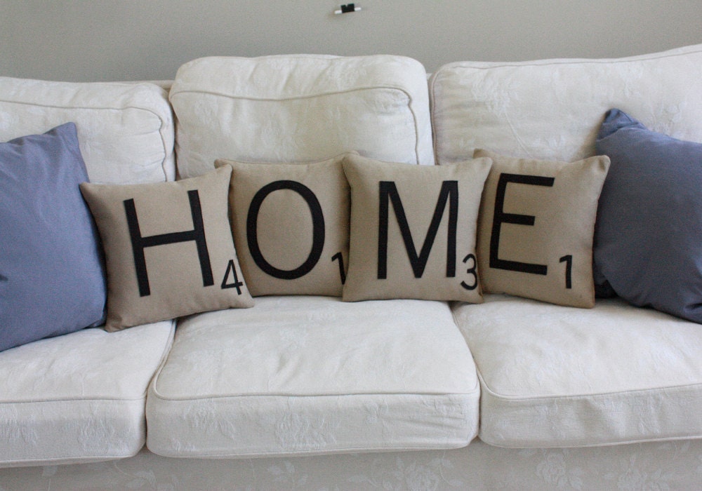 HOME Letter Pillows - CASES ONLY